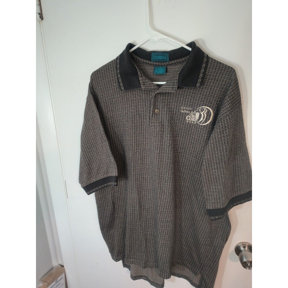 Coca-Cola Employee Exclusive Jersey golf shirt polo XL Cafine Free Diet Coke